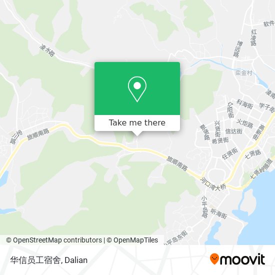 华信员工宿舍 map