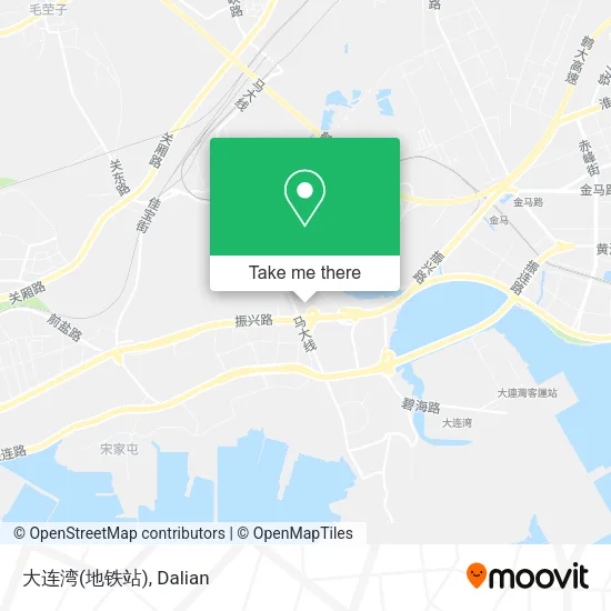 大连湾(地铁站) map
