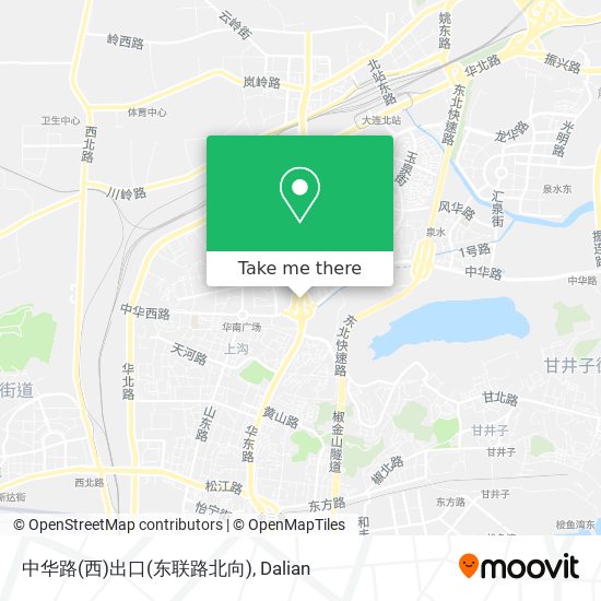 中华路(西)出口(东联路北向) map