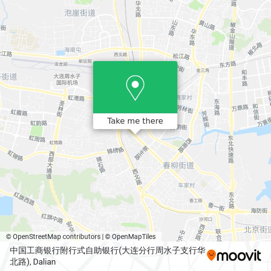 中国工商银行附行式自助银行(大连分行周水子支行华北路) map
