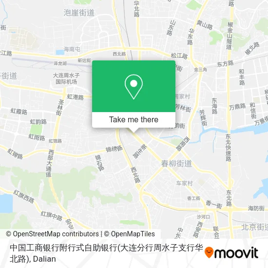 中国工商银行附行式自助银行(大连分行周水子支行华北路) map