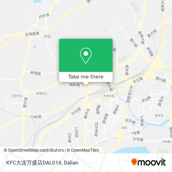 KFC大连万盛店DAL016 map