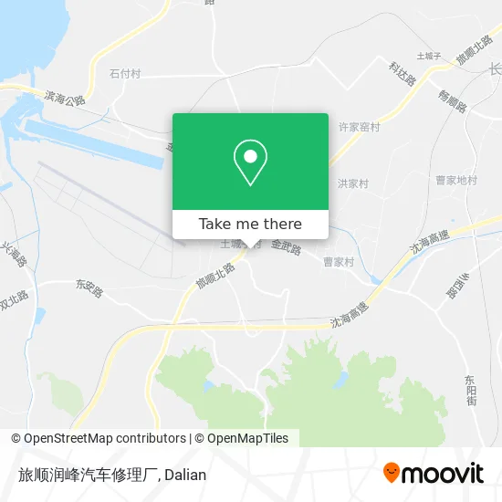 旅顺润峰汽车修理厂 map
