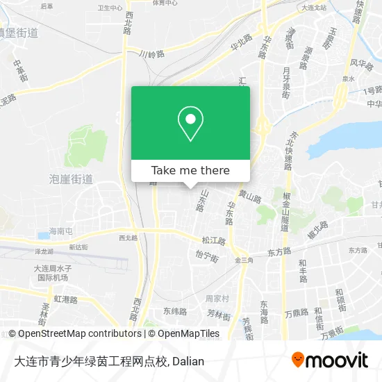 大连市青少年绿茵工程网点校 map