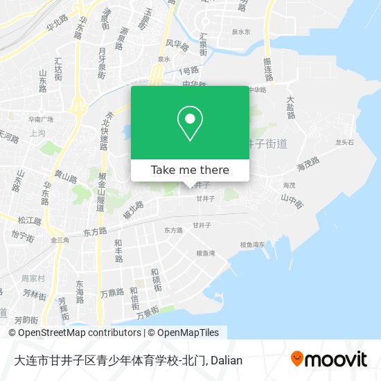 大连市甘井子区青少年体育学校-北门 map