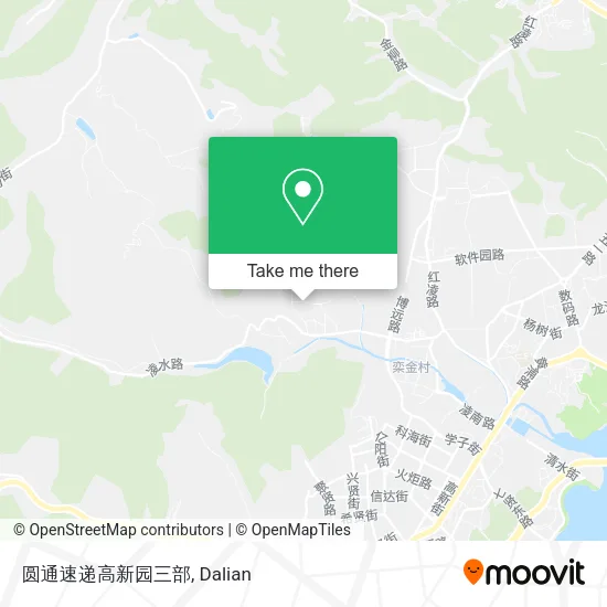 圆通速递高新园三部 map