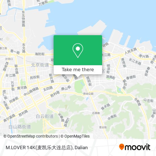 M.LOVER 14K(麦凯乐大连总店) map