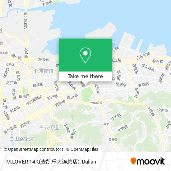 M.LOVER 14K(麦凯乐大连总店) map