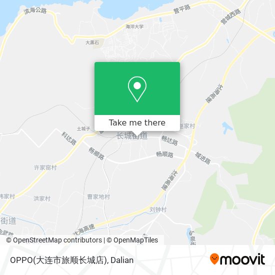 OPPO(大连市旅顺长城店) map