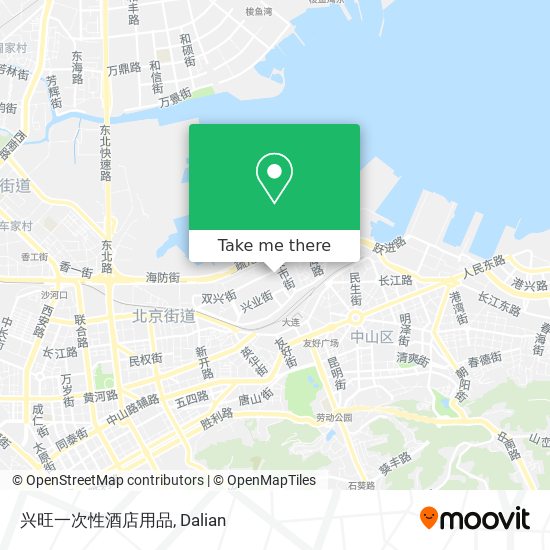 兴旺一次性酒店用品 map