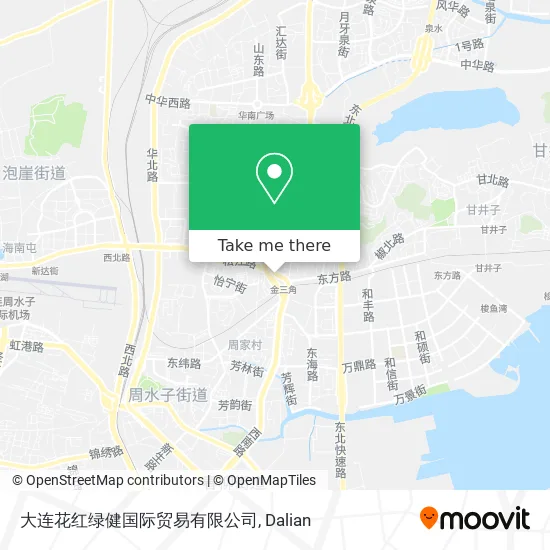 大连花红绿健国际贸易有限公司 map