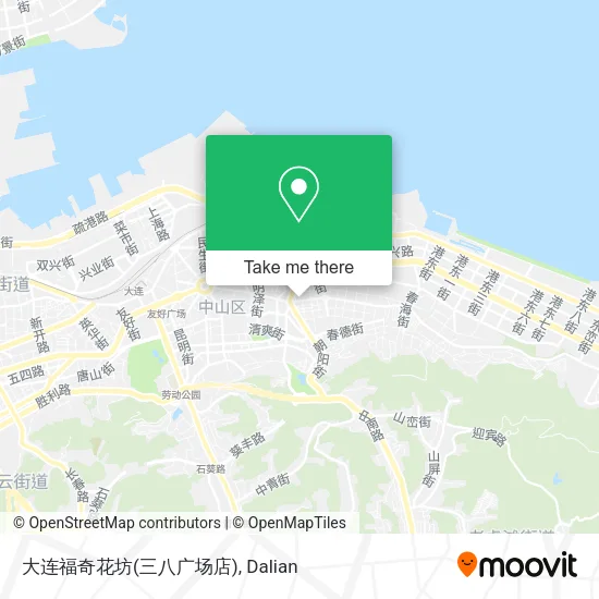 大连福奇花坊(三八广场店) map