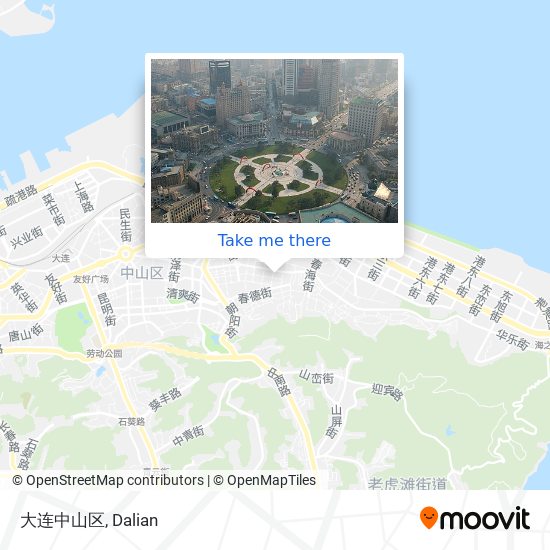大连中山区 map