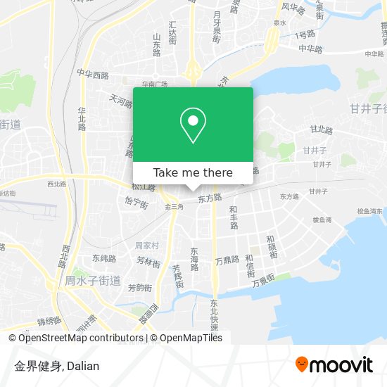金界健身 map