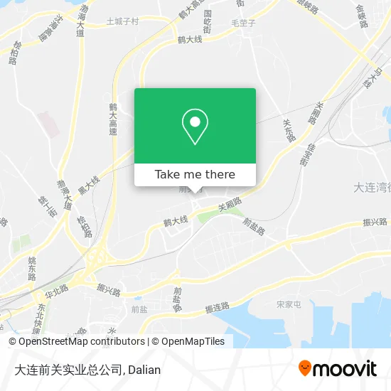 大连前关实业总公司 map