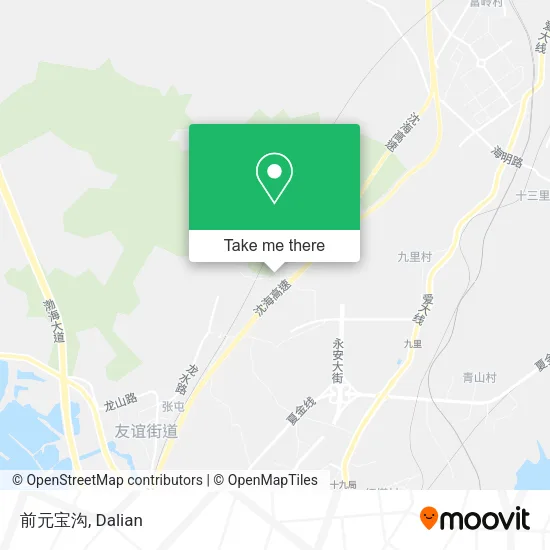 前元宝沟 map