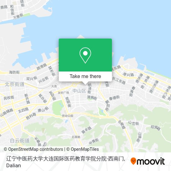辽宁中医药大学大连国际医药教育学院分院-西南门 map