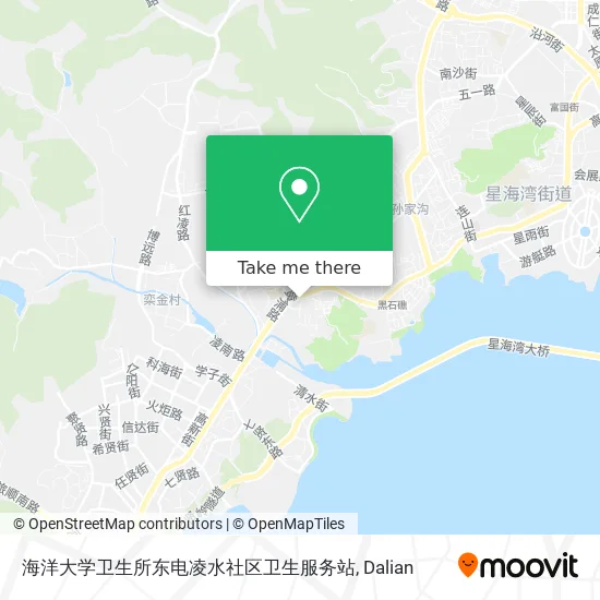 海洋大学卫生所东电凌水社区卫生服务站 map