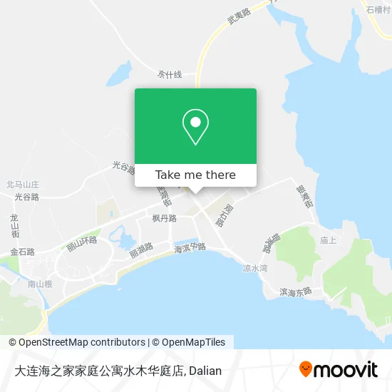 大连海之家家庭公寓水木华庭店 map