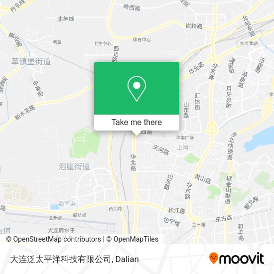 大连泛太平洋科技有限公司 map