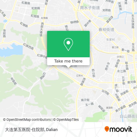 大连第五医院-住院部 map