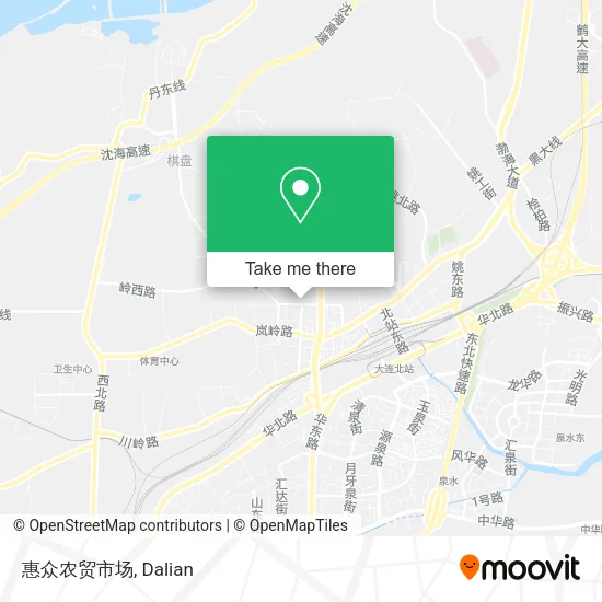 惠众农贸市场 map