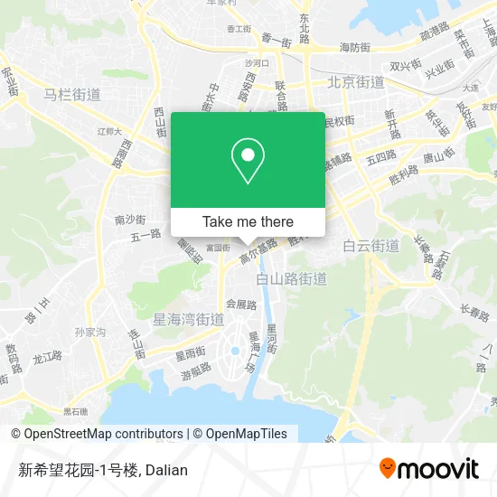 新希望花园-1号楼 map