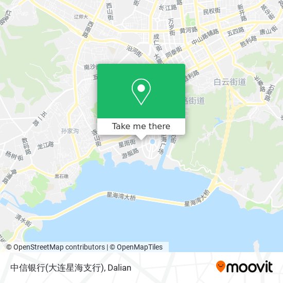 中信银行(大连星海支行) map