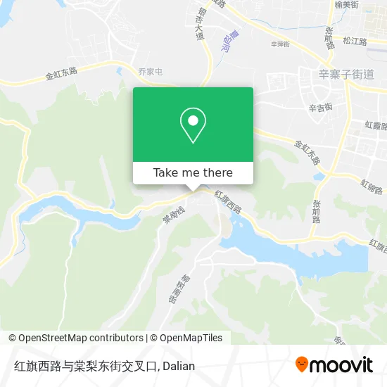 红旗西路与棠梨东街交叉口 map