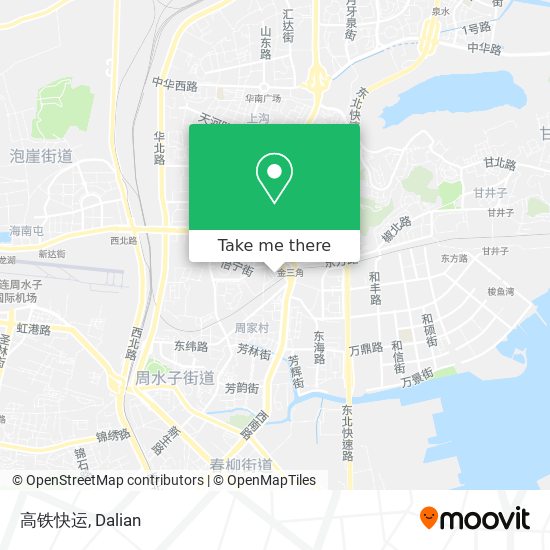 高铁快运 map