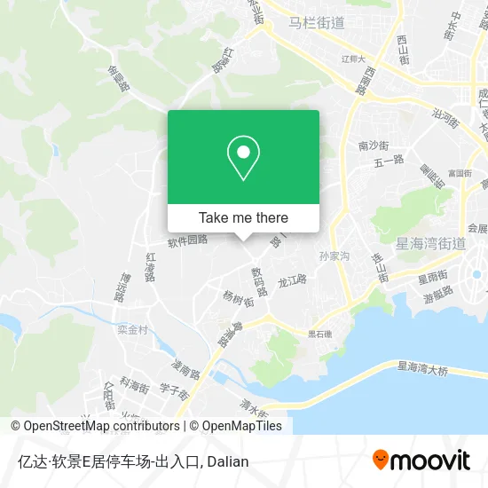 亿达·软景E居停车场-出入口 map