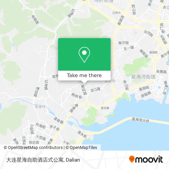 大连星海自助酒店式公寓 map