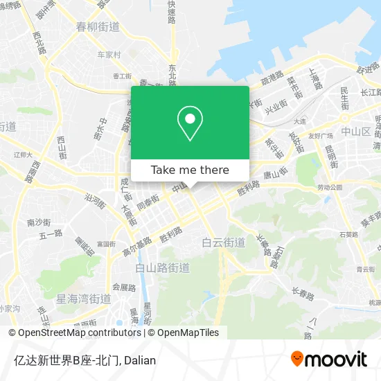 亿达新世界B座-北门 map