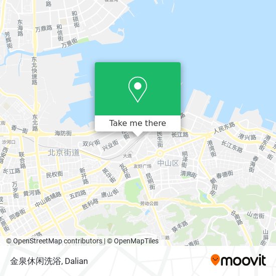 金泉休闲洗浴 map