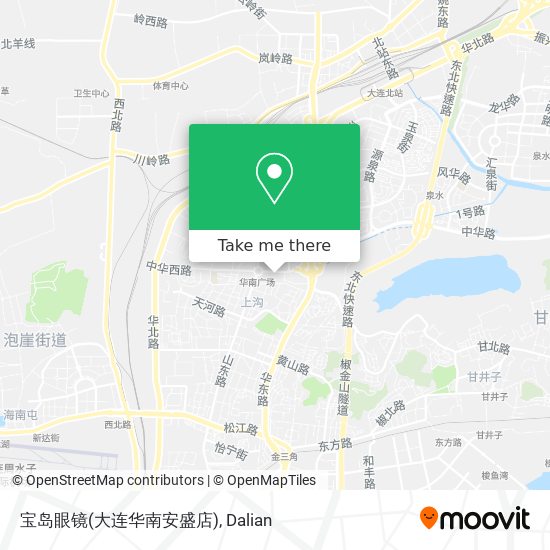 宝岛眼镜(大连华南安盛店) map