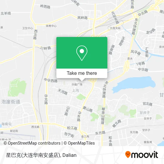 星巴克(大连华南安盛店) map