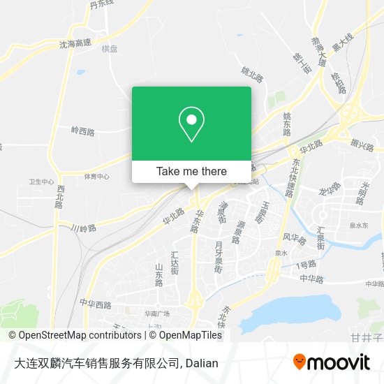 大连双麟汽车销售服务有限公司 map