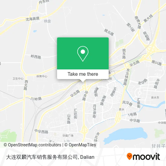 大连双麟汽车销售服务有限公司 map