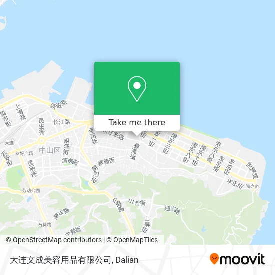 大连文成美容用品有限公司 map