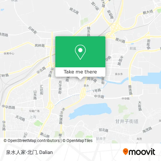 泉水人家-北门 map