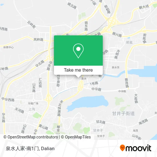 泉水人家-南1门 map