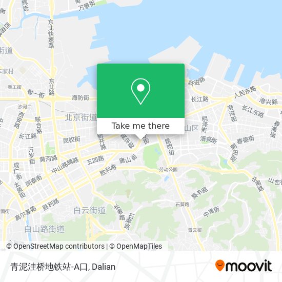 青泥洼桥地铁站-A口 map
