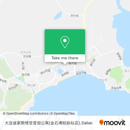大连途家斯维登度假公寓(金石滩轻轨站店) map