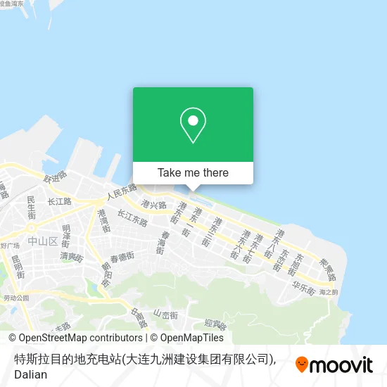 特斯拉目的地充电站(大连九洲建设集团有限公司) map