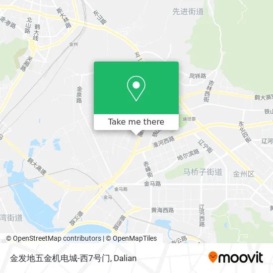 金发地五金机电城-西7号门 map