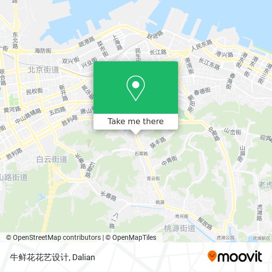 牛鲜花花艺设计 map