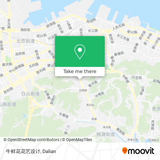 牛鲜花花艺设计 map