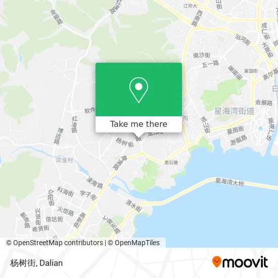 杨树街 map