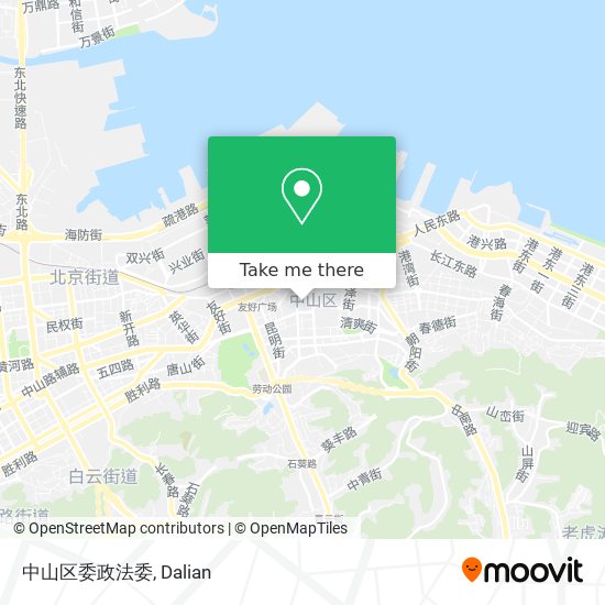 中山区委政法委 map