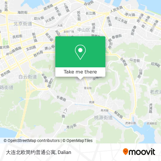 大连北欧简约普通公寓 map